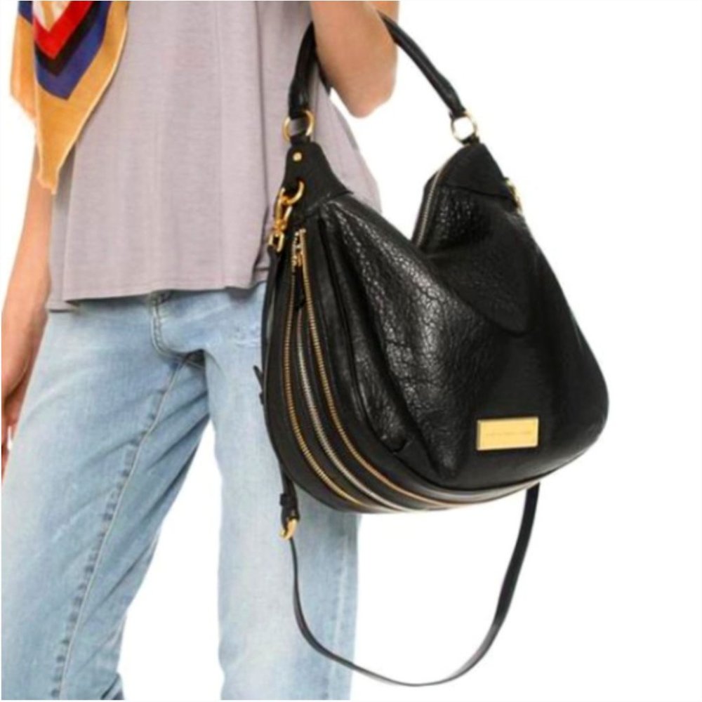 Marc by  Marc Jacobs - Black, Washed Up Billy Hobo Bag